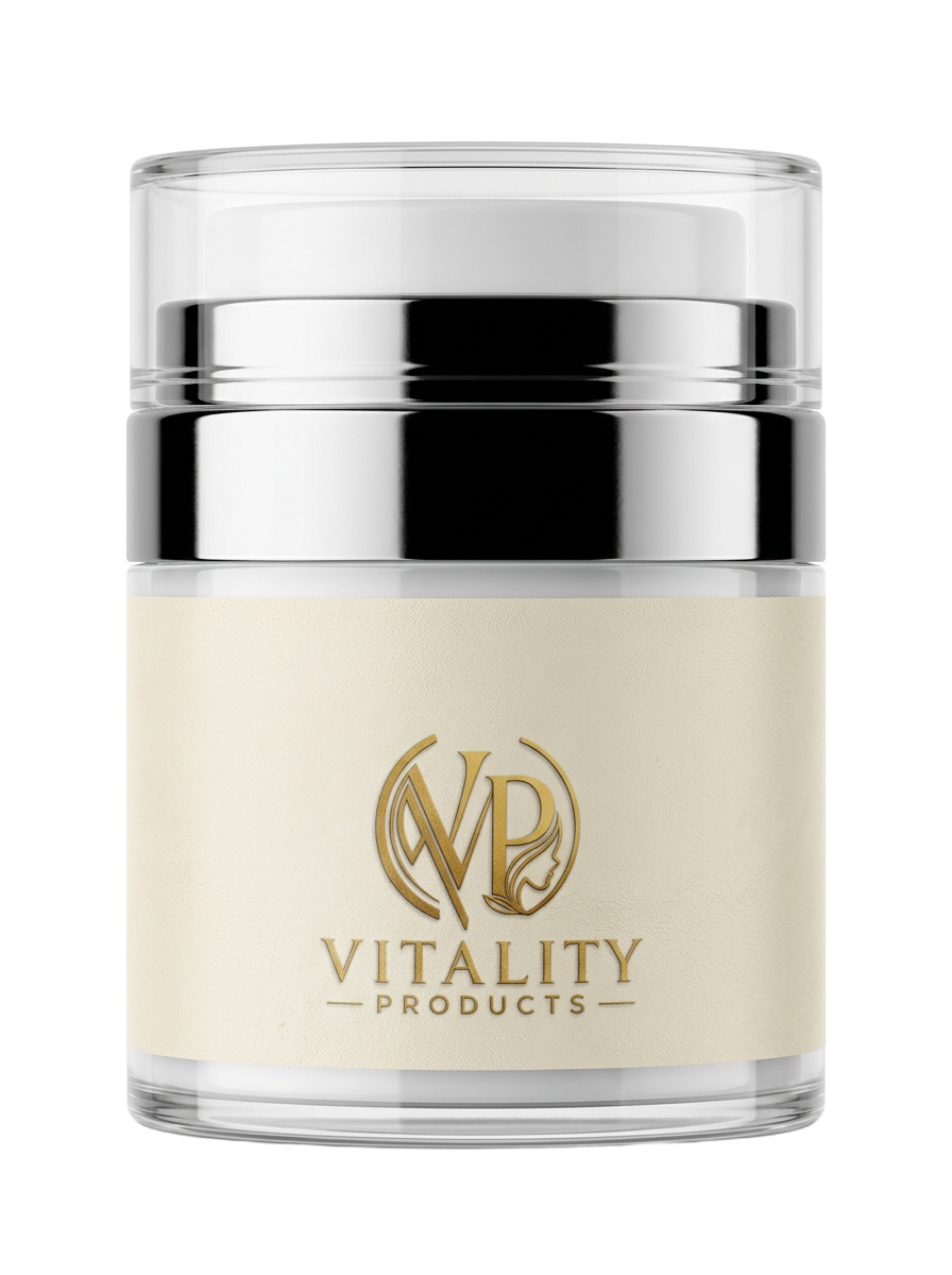 Vitality Products container representing Eye Area Treatment